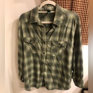 WILD FABLE FLANNEL GREEN TARGET🍂🌲🍁🤎🪵